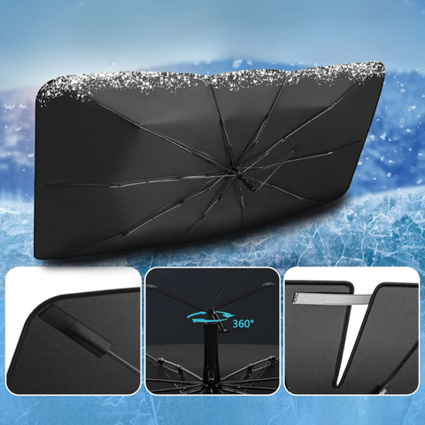 حاجب الشمس للزجاج الأمامي – حماية ضد الأشعة فوق البنفسجية والحرارة