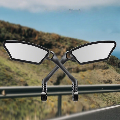 360° Rotating Motorcycle and Bicycle Mirror — Optimal Protection and Visibility