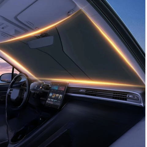 حاجب الشمس القابل للسحب للسيارة - تركيب سهل وفعال