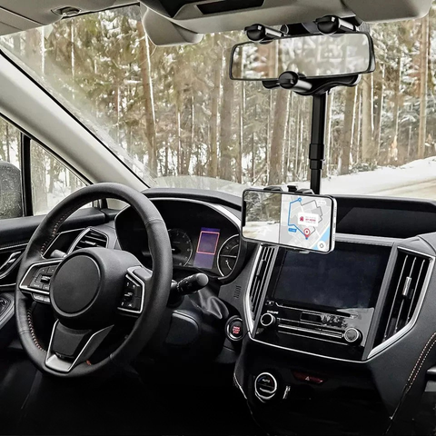 Wsparcie Telefonu Samochodowego – Mocowanie na Lusterku