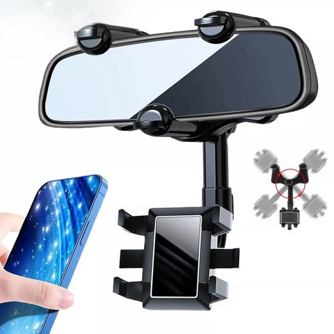 Soporte Teléfono Coche – Fijación en Espejo Retrovisor
