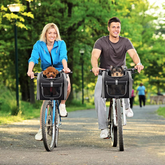 Cykelvagn För Djur — Idealisk För Små Hundar Och Katter
