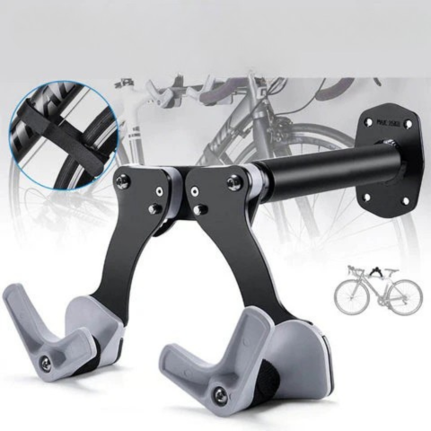 תמיכה לקיר עבור אופניים — חיבור יציב ומאובטח