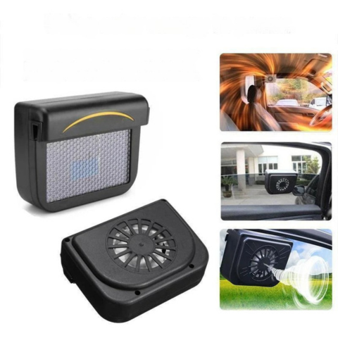 Ventilador Solar Para Coche – Frescura Inmediata