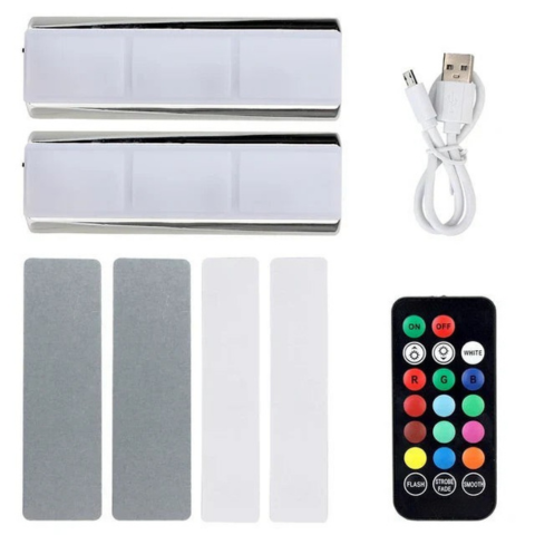 Éclairage LED Intérieur Voiture – Installation Facile Et Sans Fil