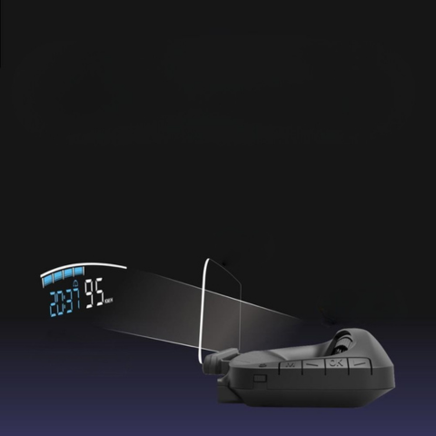 Heads-Up Display For Car – Hastighed Og Data I Realtid
