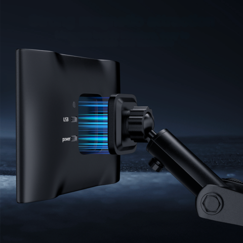 Pantalla Táctil Portátil — GPS, Música y Control Vocal