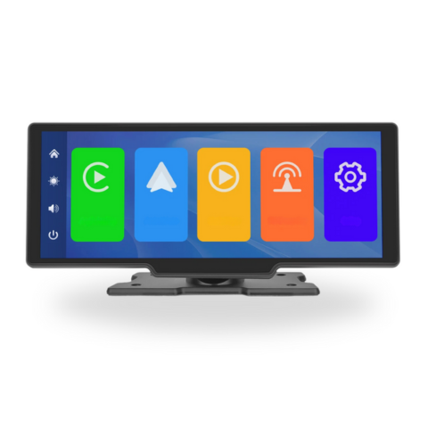 Pantalla Multimedia del Coche — Conectividad Inalámbrica y Navegación Inteligente