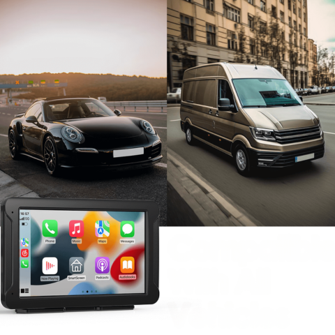 Wielofunkcyjny system multimedialny do samochodu — GPS, muzyka i kamera cofania