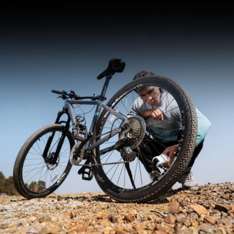 Bärbar Elpump för Cykel — Kraftfull & Kompakt