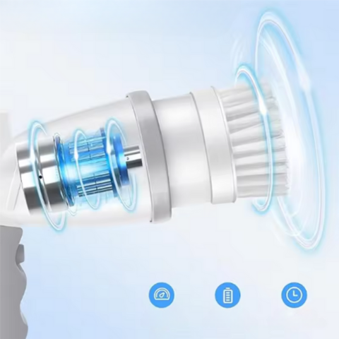 Elektrisk rengöringsborste — uppladdningsbar och multifunktionell