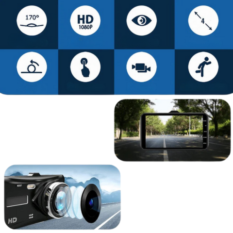 Dashcam Foran Og Bak — Klare Og Presise Opptak