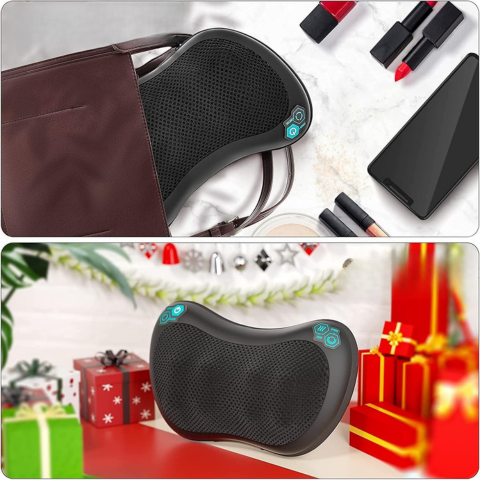 Cojín de Masaje Calentador — Relajación Total Dondequiera Que Estés