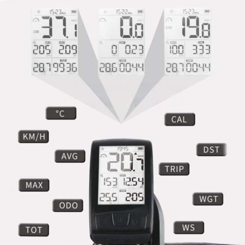 Cyklist Multi-Funktions Tæller – Nem Installation