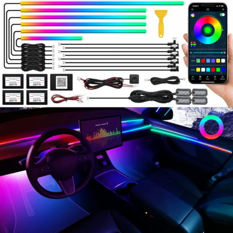 Auto LED Interieur Verlichting Kit — Creëer de Ideale Sfeer