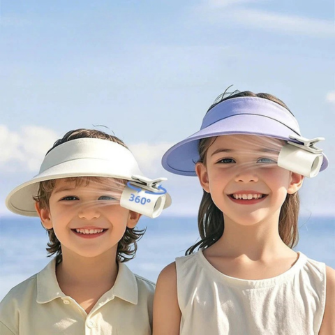 Ventilador Recargable Con Pantalla LED — Frescura Portátil Y Batería De Larga Duración
