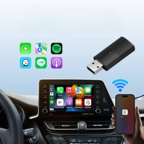 Drahtloser CarPlay-Adapter – Automatische Verbindung für OEM-Systeme