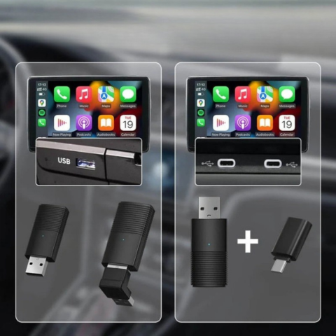 Drahtloser CarPlay-Adapter – Automatische Verbindung für OEM-Systeme