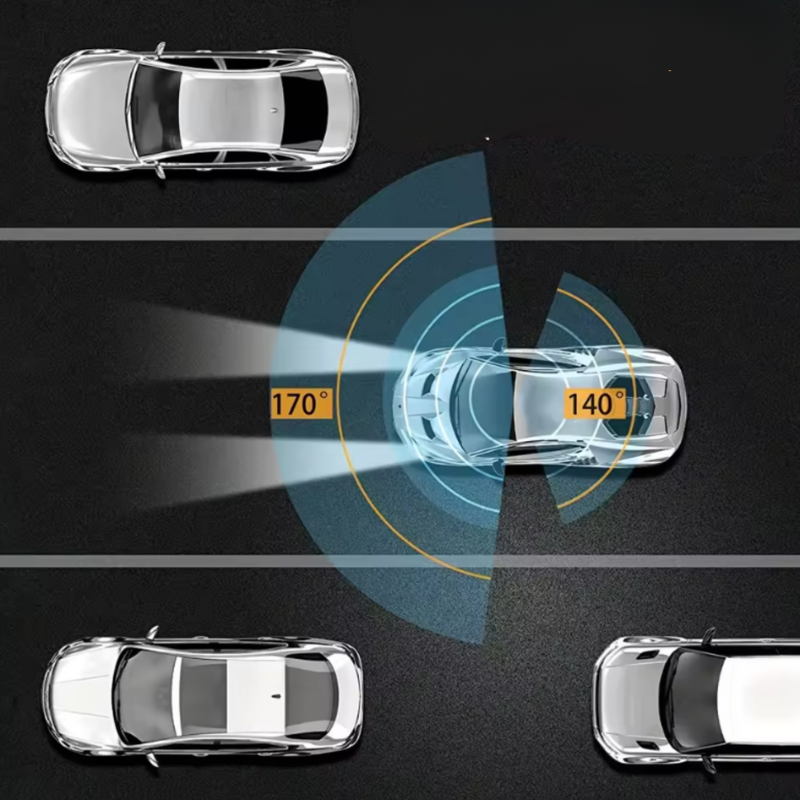 Kamera samochodowa Dashcam Double Full HD - Nocna wizja + kamera wewnętrzna