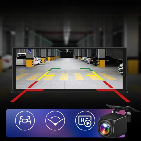 11.3" Touchscreen with 4K Dashcam and 1080p Rear View Camera - Ultra Clear Image & Smooth Ride