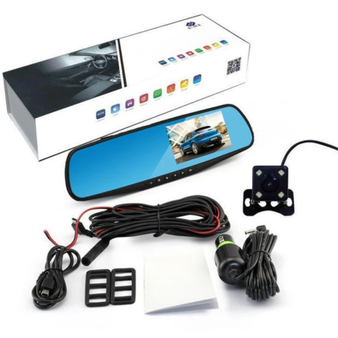 Dual-Linse Dashboard-Kamera - Kontinuierliche Überwachung & Weitwinkel