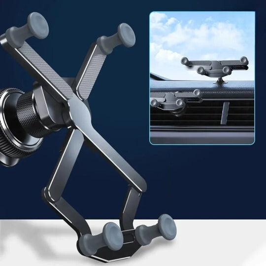 Unterstützung Telefon Auto Lüftungsgitter – 360° Rotation & Automatische Verriegelung