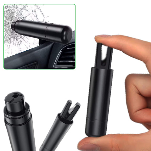 Marteau De Secours Pour Voiture – Brise-Vitre & Coupe-Ceinture