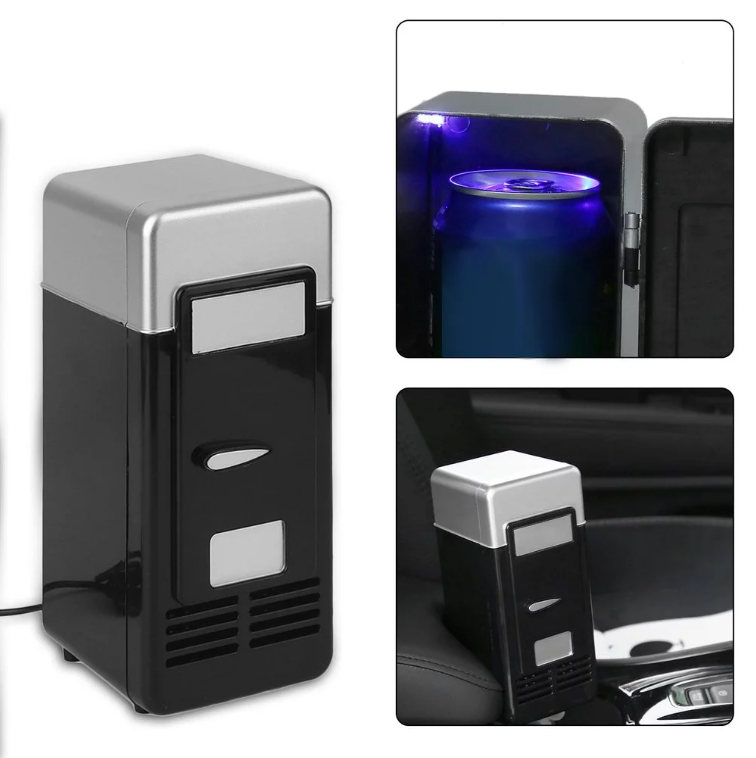 Mini lodówka USB 5V 10W — Idealna do biura i samochodu 