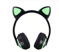 Podświetlany zestaw słuchawkowy Bluetooth Cat Ears - komfort słuchania i oryginalny styl