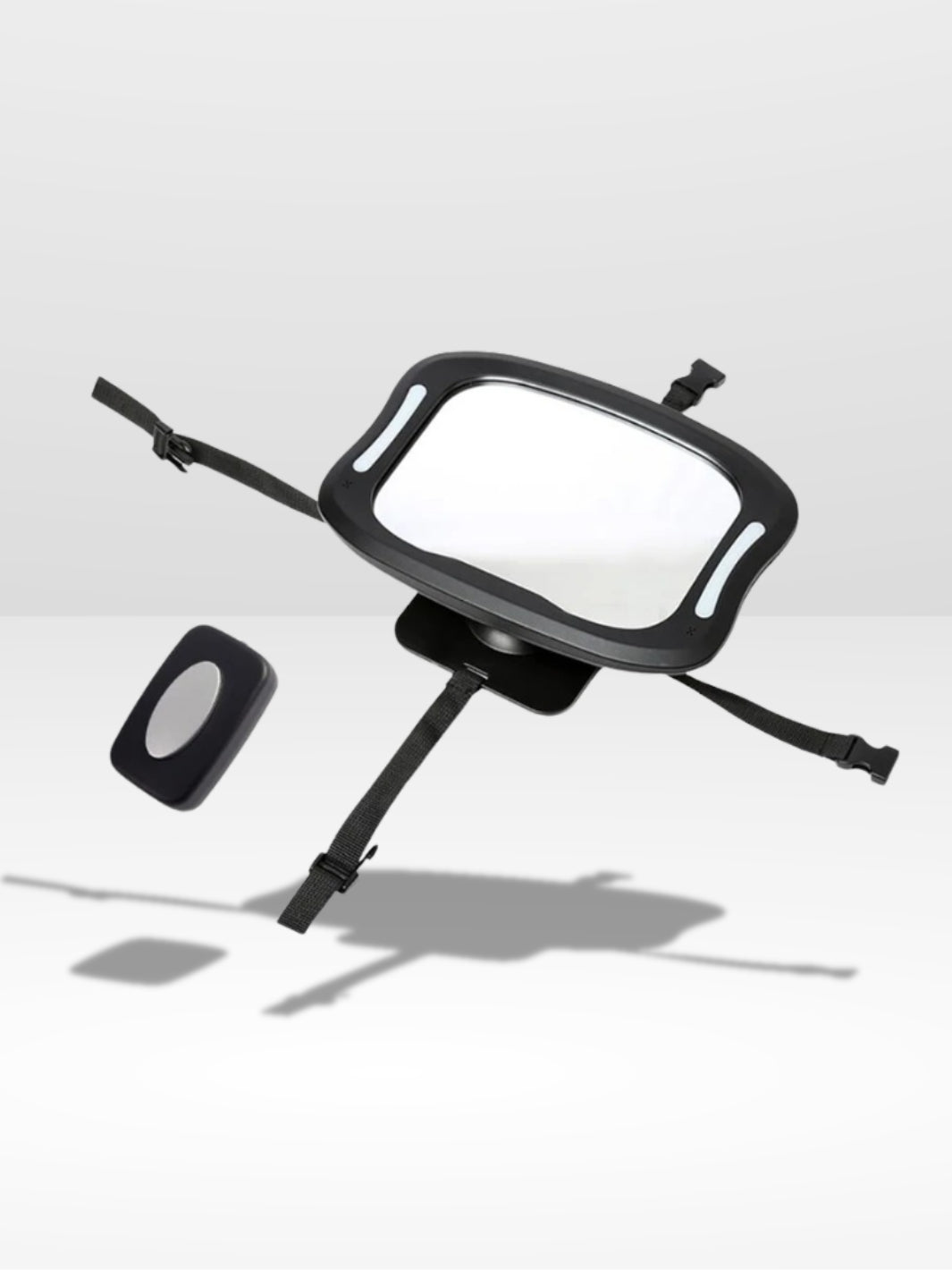 Surveillance Mirror for Baby — Integrated Lighting for Clear Night Vision 