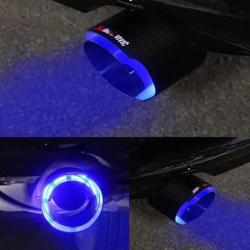 Embout de escape luminoso — Instalación fácil y rápida 