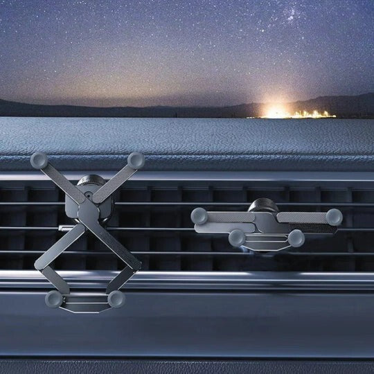 Tuki Puhelin Auto Ilmastointiritilä – 360° Kierto & Automaattinen Lukitus 
