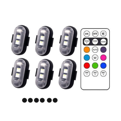 Lumină LED Anti-Coliziune – Ciclism și Motociclism 