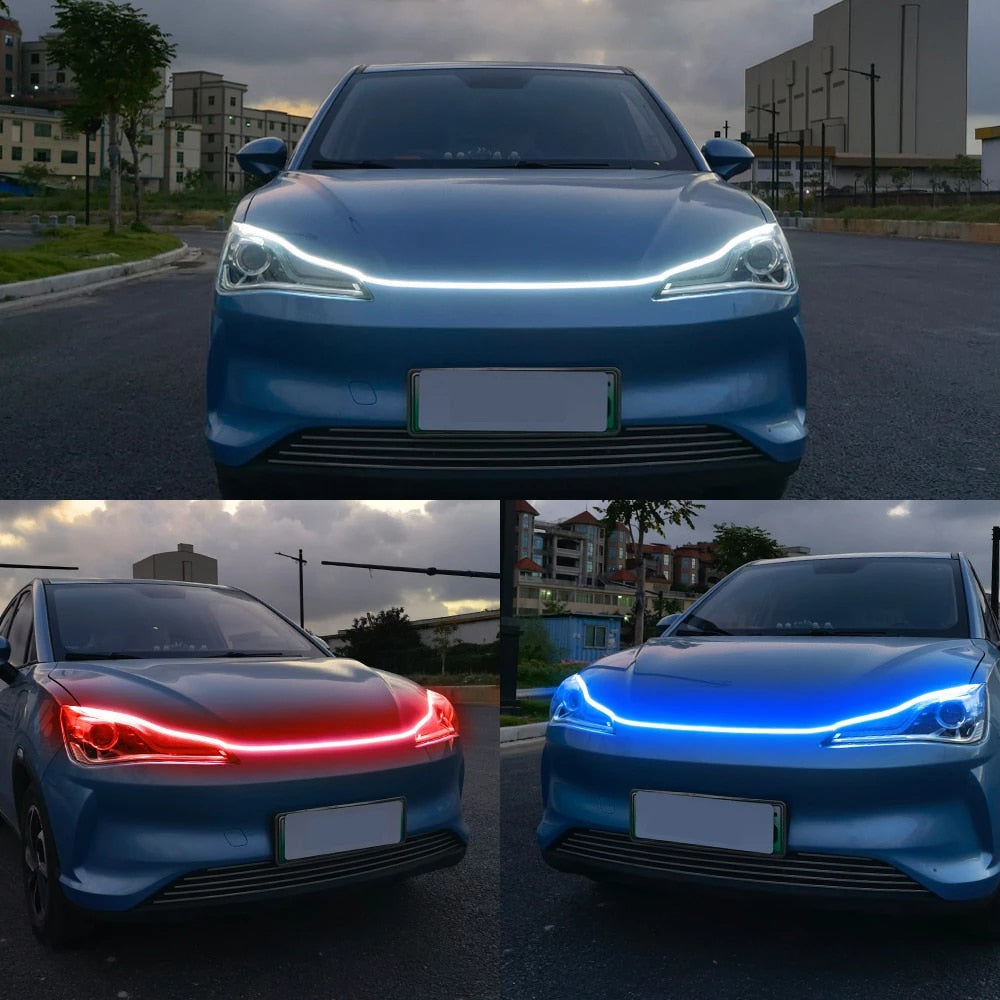 Lichtleiste Motorhaube Auto 