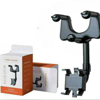 Soporte Teléfono Para Espejo Retrovisor – Conducción Manos Libres Y Segura 