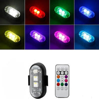 ضوء LED مضاد للاصطدام - ركوب الدراجات والدراجات النارية 