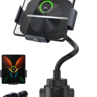 Soporte Teléfono Coche – Fijación y Carga Inalámbrica Integrada 