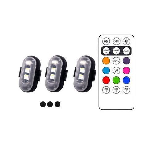 Lumină LED Anti-Coliziune – Ciclism și Motociclism 