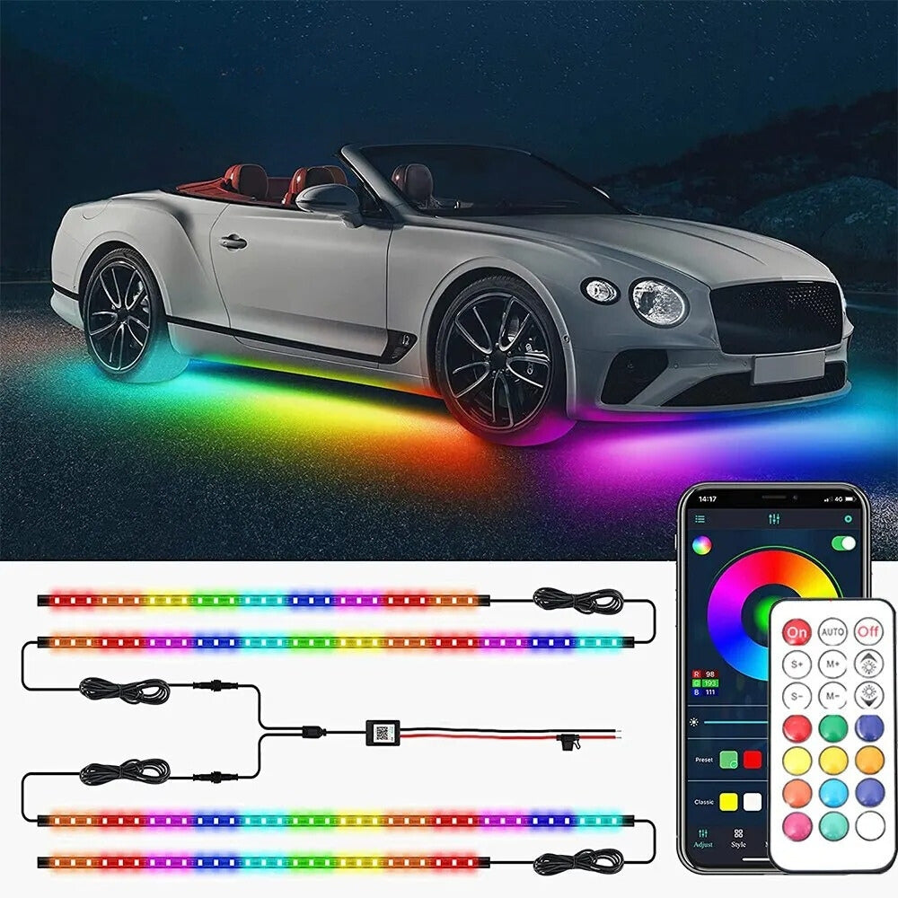 Iluminare LED Sub Vehicul — Efecte Luminoase Spectaculoase și Personalizate 