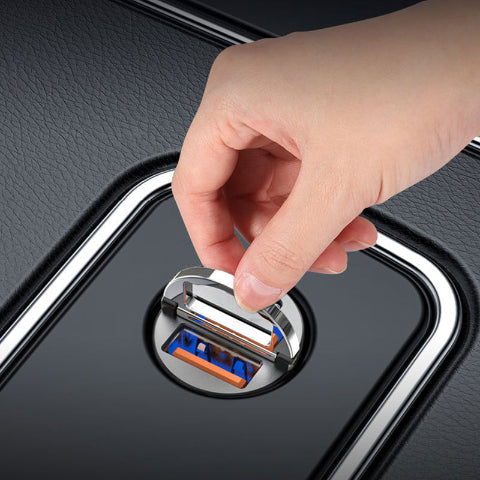 USB Auto Oplader Adapter – Compacte Sigarettenaansteker Plug 
