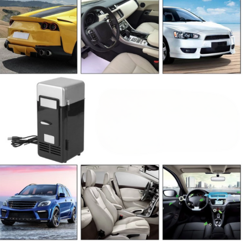 Mini lodówka USB 5V 10W — Idealna do biura i samochodu 