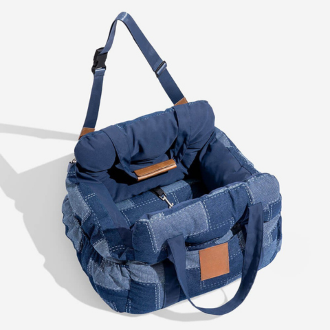 Cesta Portátil Para Perros — Confortable En Casa Y En Coche 