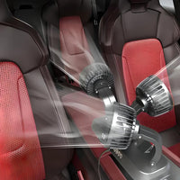 Mini Ventilador de Triple Cabeza – Frescura Óptima en el Coche 