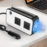 Auto napájecí měnič – rychlé síťové zásuvky a USB porty 