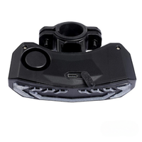 Multifunkčné zadné svetlo na bicykel - smerové svetlo, brzda a alarm