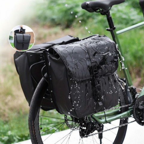 Bolsa Doble de Bicicleta Impermeable — Gran Capacidad 10L 