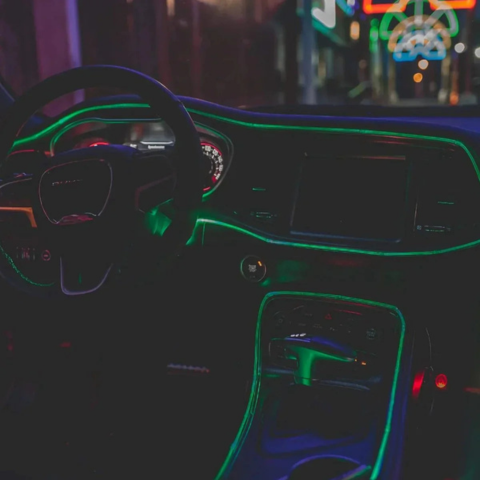 Benzile Luminoase Auto – Ambianță RGB Interioară 