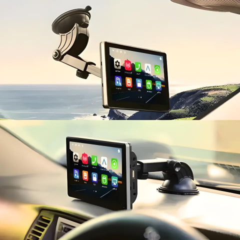 Monitor Multimedia Auto – Instalación Fácil y Cámara Incluida 