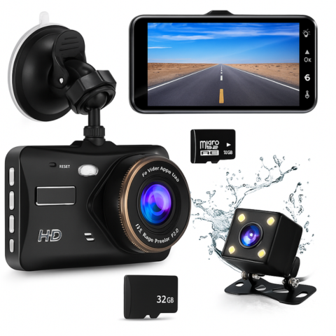Dashcam Foran Og Bak — Klare Og Presise Opptak 