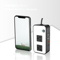 Auto napájecí měnič – rychlé síťové zásuvky a USB porty 